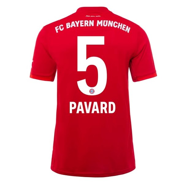 Camiseta Bayern Munich NO.5 Pavard Primera equipo 2019-20 Rojo